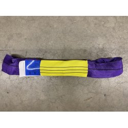 Rundsling 1t 1m L:0,4m m/strmpe