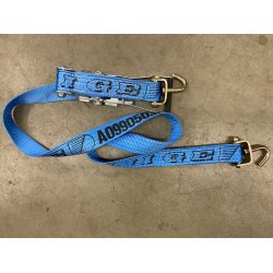 Surrestropp 2m m/jekk/spenner m/svivelkrok/bnd 0,3m bl